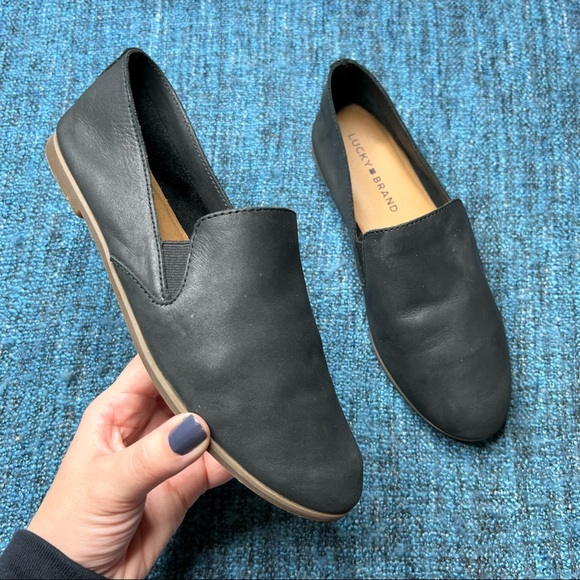 Lucky Brand Shoes - Lucky Brand Charsa 2 Black Leather Flats